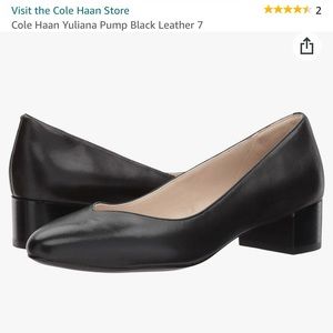 Cole Haan Yuliana black leather pump 7